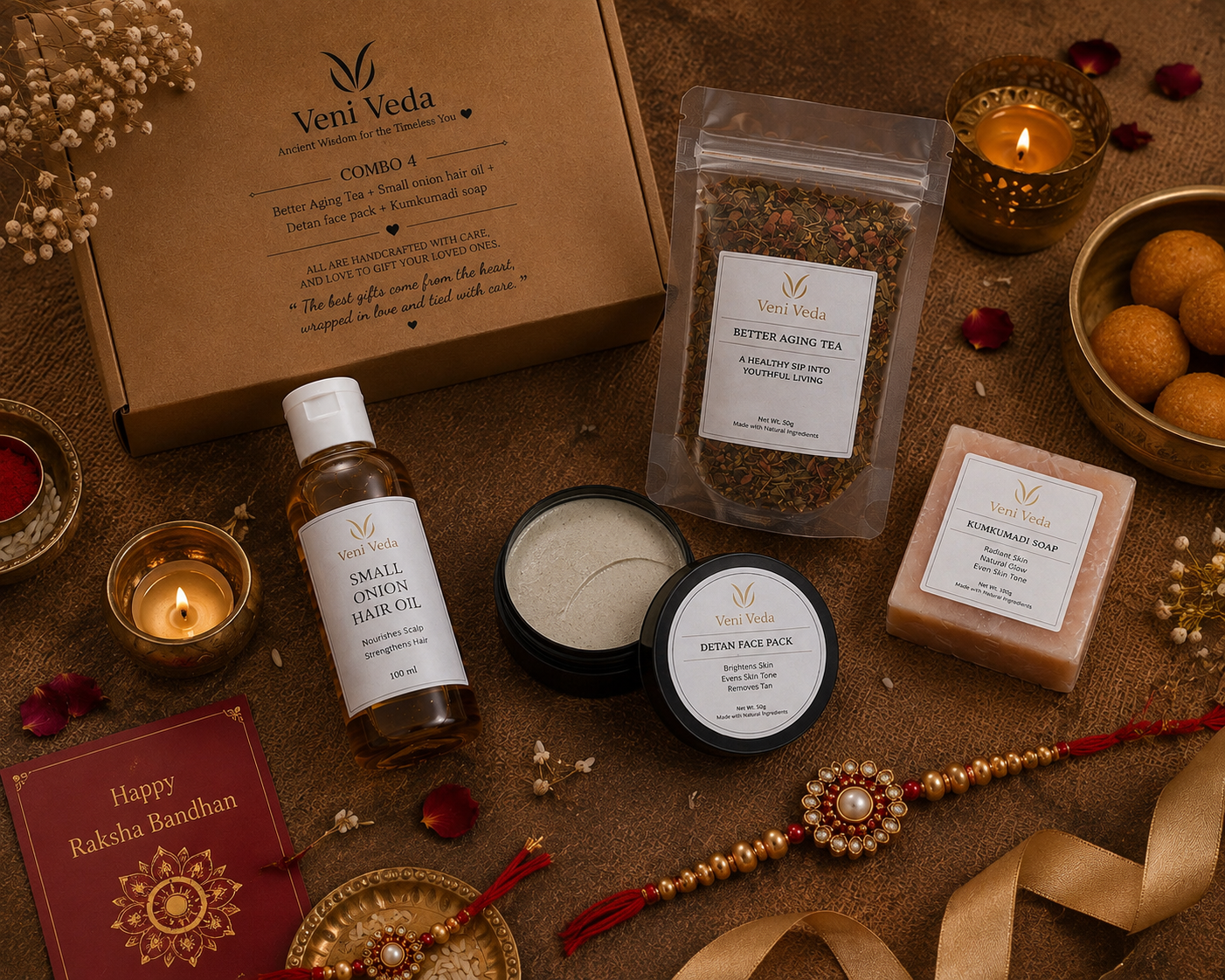 Hair & Skin Care Wellness- Rakhi Hamper