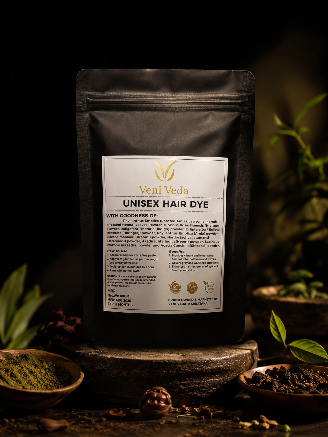 Unisex Hair dye- Herbal
